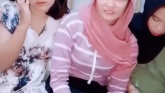 3 Cewek hijab Kena Gilirs