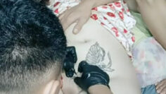 TANTE DEWI Live Bikin Tato Sambil Di Grepe